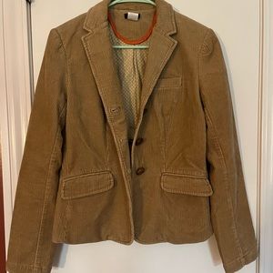 J crew corduroy blazer, size: small
